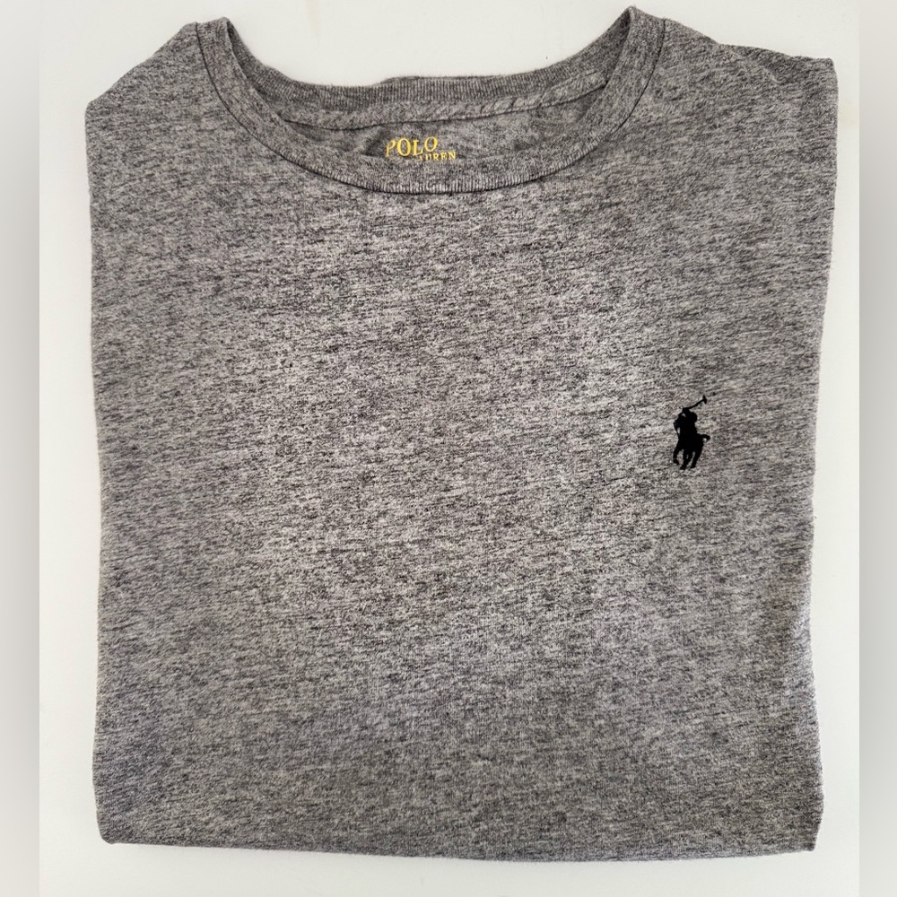 Polo by Ralph Lauren Heather Gray Tee NWOT Never Worn Fast Ship